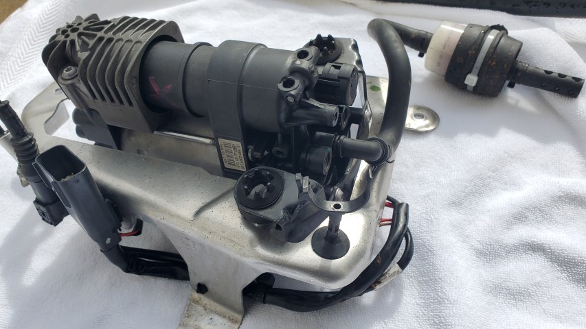 OEM air suspension compressor pump wont shut off Tesla Model S